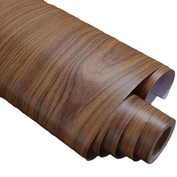 Italian Style Mixed Oil Wood Look PVC Decorative Film For Furniture And Door
