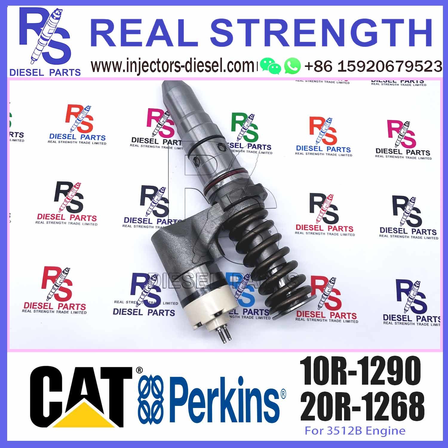 New Common Rail Fuel Injector 250-1314 2501314 10R-1290 for Engine 3508B 3512B 3516B