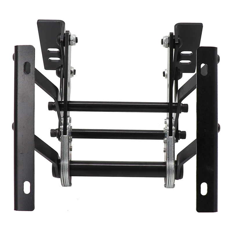 manual Adjustable leg rest support in a car seat