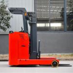 Retractable Electric Reach Truck For Narrow Aisles Stacking 8m Lift Height