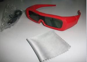 Wholesale Red Universal Active Shutter 3D TV Glasses Reaction LCD Lenses from china suppliers