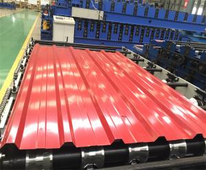 Wholesale Color steel roof panel roll forming machine roofing sheet making machine 0.3-0.8mm from china suppliers