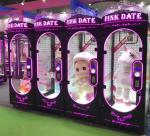 Commercial Transparent Glass Plush Dolls Claw Machine Gift Prize Stuffed Toys