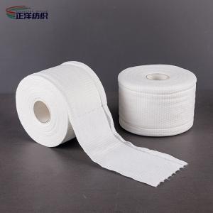 Wholesale Spunlace Disposable Microfiber Cloths Nonwoven 80GSM Disposable Face Cleaning Towel from china suppliers