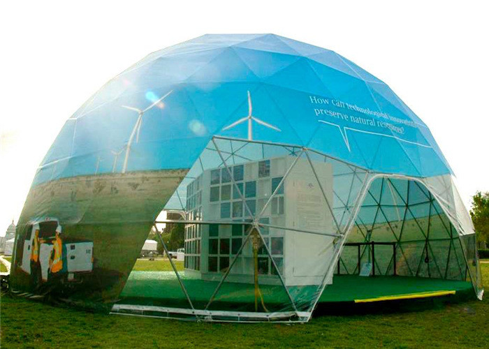 Semi - Permanent 10m Diameter Geodesic Dome Tent Party Steel Structure For Gathering