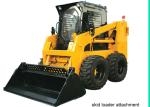 Diesel Engine 0.25 m3 Bucket Capacity Skid Steer Loader for Road / Building