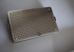 Wholesale 34x25x6cm Perforated Metal Wire Basket Surgical Instrument Storage from china suppliers