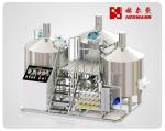 Restaurant Commercial Draft Beer System , 4 Bbl Micro Beer Brewing Equipment
