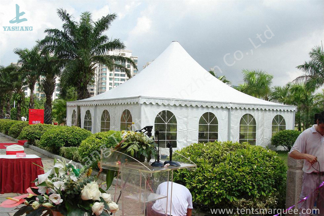 Sunshade High Peak Party Tent Gazebo Canopy With Transparent PVC Windows