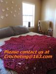 Handmade crochet rug, Acrylic blanket knit carpet, Hand knit blanket, rug,