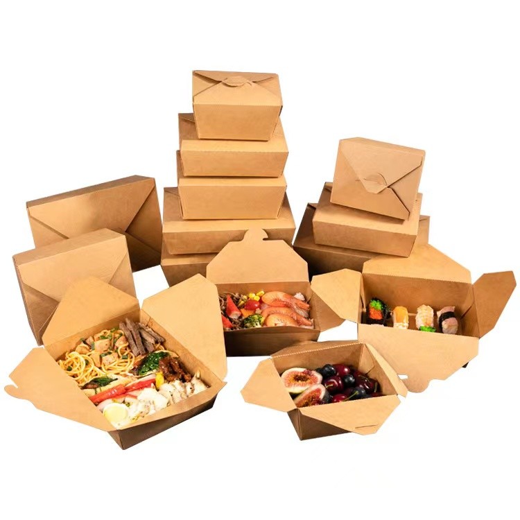 750ml To 2000ml Biodegradable Sandwich Boxes Eco Friendly Disposable Food Containers