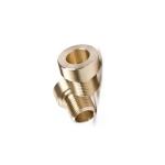 OEM Household Appliance Parts / Solid Brass Valve Adapter Converter For Bike