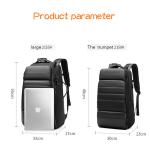900D Single Layer Film 30L Waterproof Business TSA Lock Backpack 1kg