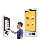 Restaurants Touch Screen Digital Signage KioskFast Food QR Self Service Ordering