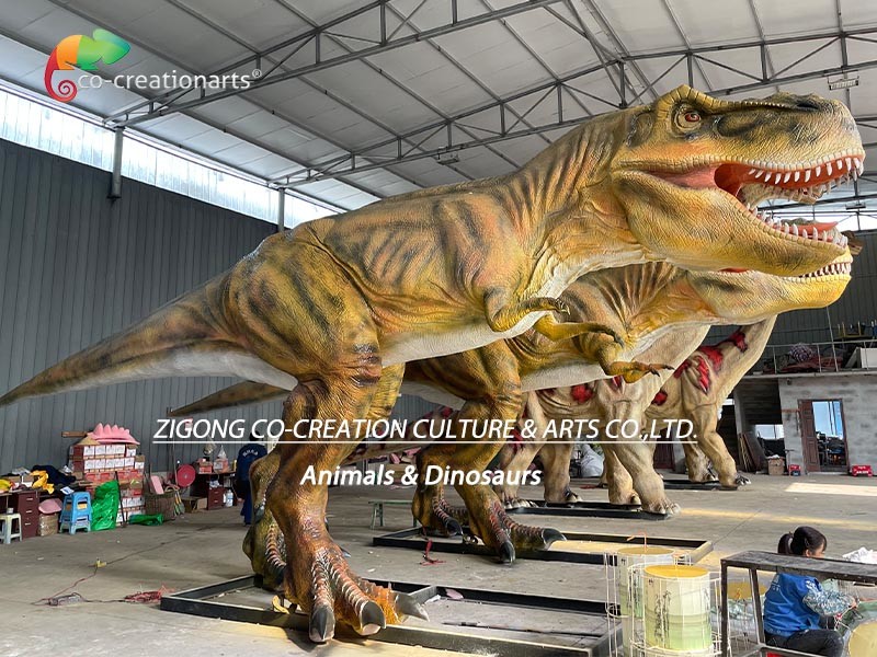 12m Theme Park Jurassic Park T Rex Animatronic Lifelike Coin Operated