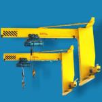 0.5/3 TON Wall Traveling Swing Cantilever Jib Crane Electric Rotation 180