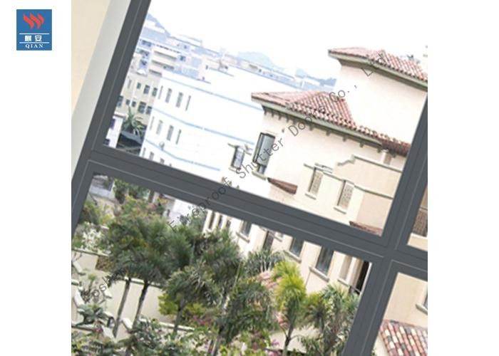 30min High End Fixed 6mm Fire Glass Fire Rated Steel Windows