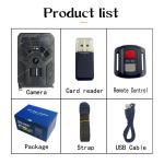 PR300C WIFI Hunting Camera 32MP 1296P Outdoor Night Vision Wildlife Camera Wifi