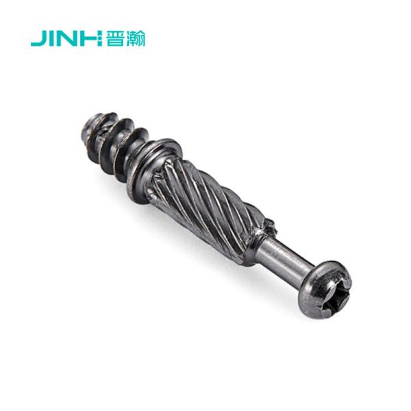 Jh-2169 Steel Minifix Spreading Bolts 32mm Furniture Connector For Knockdown