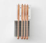 Anodized Copper Aluminum Fin Copper Tubes Copper pipe Heat Sink 80W-200W