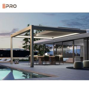 Wholesale Outdoor Sunsetter Modern Aluminum Pergola Canopy Waterproof Wind Resistance from china suppliers