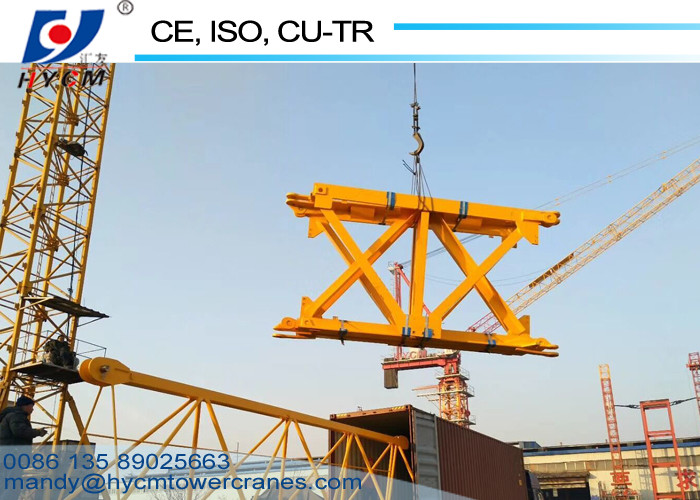 VFD Luffing Jib Tower Crane QTD260(6029) 16 ton 60m Jib Crane