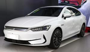 Wholesale BYD Qin Plus 2021 BYD Electric Vehicle 600km Flagship Version Electric 4 Door 5 Seat Car from china suppliers