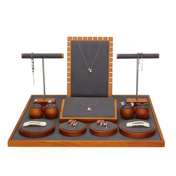 OEM ODM Luxury Jewelry Trays Displays Ring Earring Pendant Necklace Tray