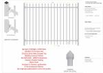 Galvanized Steel Tubular Fence Stain Yellow Powder Interpon 80 microns thick