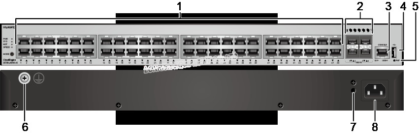 Huawei S5735 L48T4X A1 gigabit switch poe switch 8 port managed switch tl sg105 switch