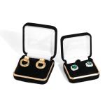 Standing Jewelry Velet Box For hoop earring packaging and creative jewelry