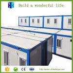 Heya low cost prefabricated living 20ft steel framed container house prices