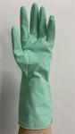 Flocklined M60g Green Natural Rubber Latex Gloves Household