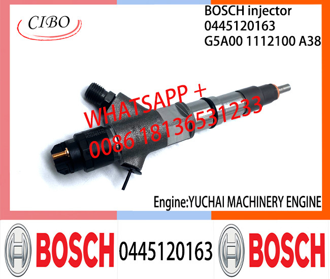 BOSCH 0445120163 G5A001112100A38 Neutral Fuel Injector Assembly 0445120163 G5A001112100A38 For YUCHAI HINERY