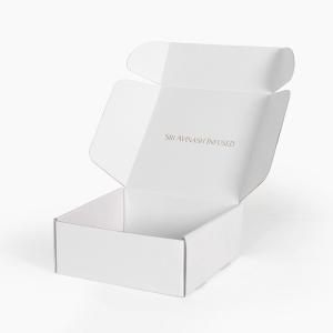 Wholesale Wholesale Logo Custom Mailer Packaging Small Folding Cardboard Box White Package Box Corrugated Board Paper Box from china suppliers