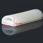High Temperature Silicone Rubber Strips , Pure Silicone Extrusion Profiles