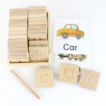 26 Alphabet Letters Children Wooden Toys Educational For Children Students