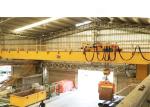 Warehouse Specialized Double Girder Hoist Crane 10-50ton Capacity In Yellow A5