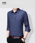 Men's Cotton Graphic Dress Shirt Button Down Stretch Long Sleeve Short Sleeve