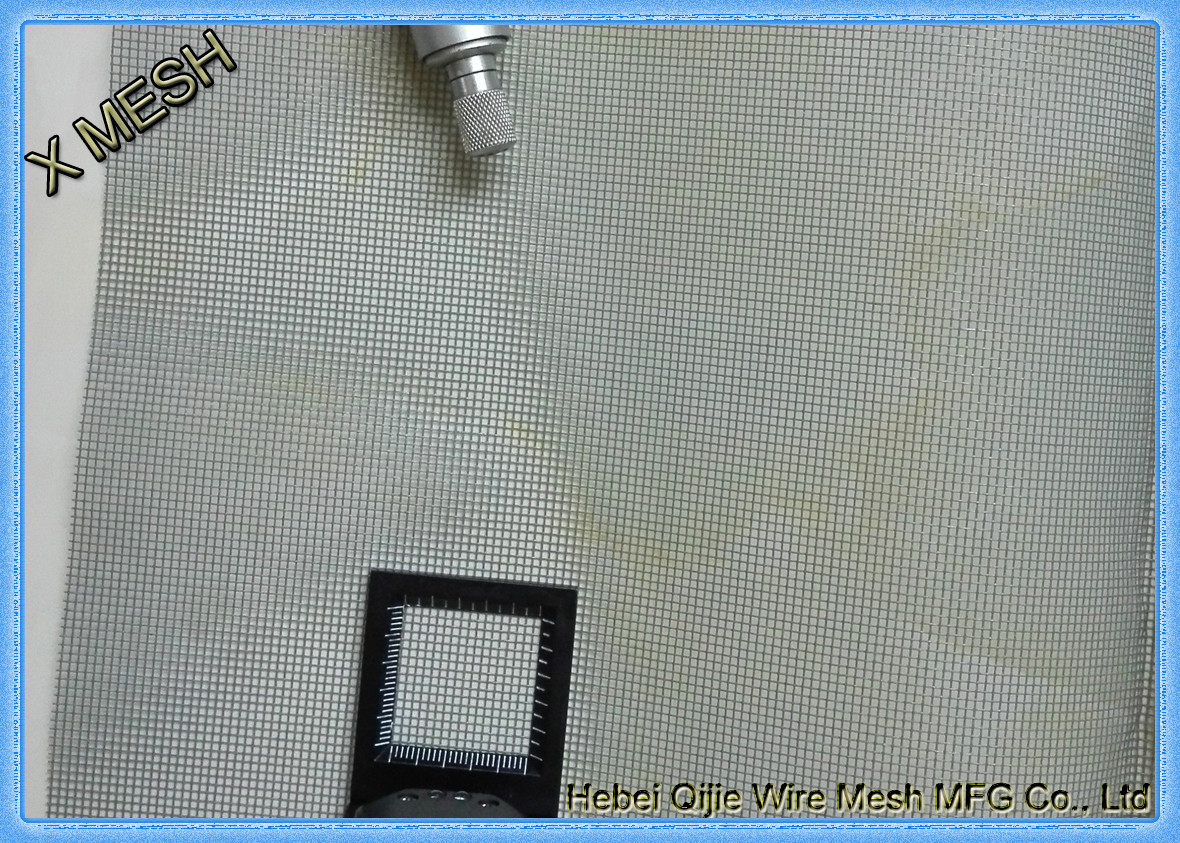 Grey Color Fiberglass Fibreglass Mesh Fly Screen / Insect Screen Long Lifespan