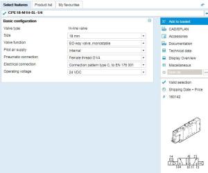 Wholesale Original Festo Solenoid valve CPE18-M1H-5L-1/4 163142 ,including coil from china suppliers