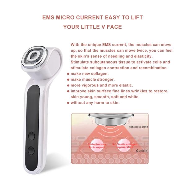 Laser Wrinkle Remover 1000mAh Rf Massage Machine