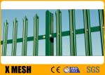 Green Powder Coated Palisade Fence Panels Pale Thickness 3mm For Thermal Power