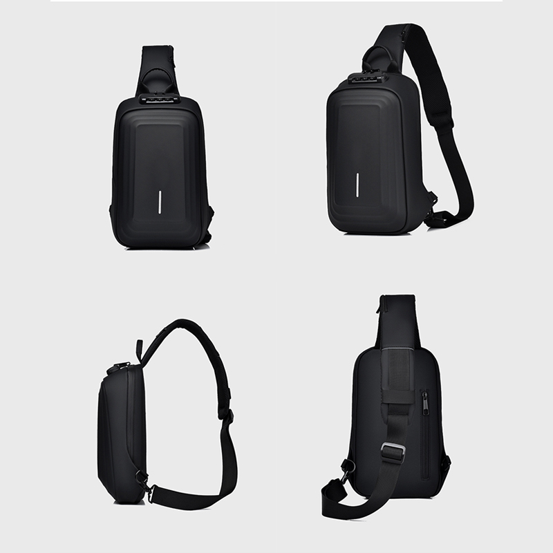 Custom Fashion Sporty Crossbody Bags Small Gym Belt Chest Bag Men Water Proof