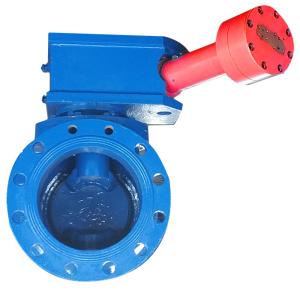 Wholesale Self Cleaning Half Ball Valve / Cast Iron Ball Valve Easy Long Distances Control from china suppliers