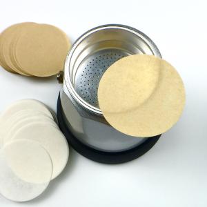 Wholesale Hand Brewed Circle Coffee Filter Paper For Moka Pots 64mm 68mm from china suppliers