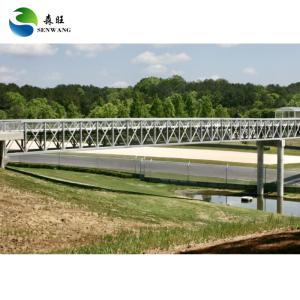 Wholesale Prefabricated Steel Truss Bridge , Quick Build Custom Steel Bridge Structure from china suppliers