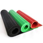 5mm Thickness Horse Stall Mattress Safety Ribbed Electrical Insulation Rubber