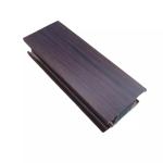 1.4mm Anodized Aluminum Profiles 3D Hand Felt Wood Grain Heat Transfer