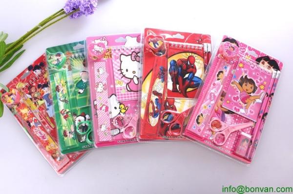school supplies stationery products back to school kids stationery set,custom